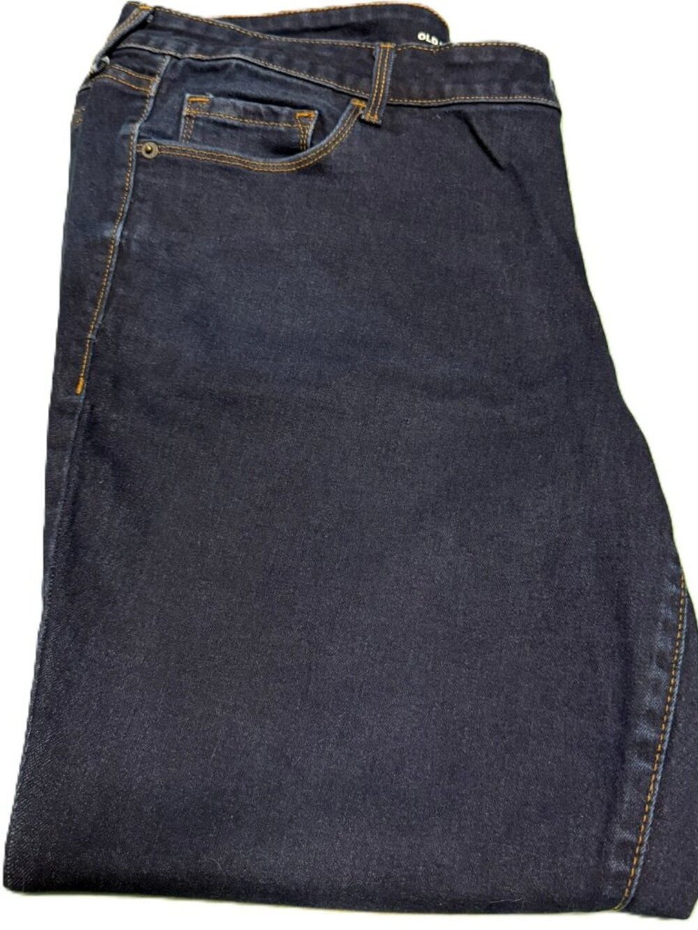 Old Navy Mid-Rise Power Slim Straight Jeans Size 20 Dark Wash Denim